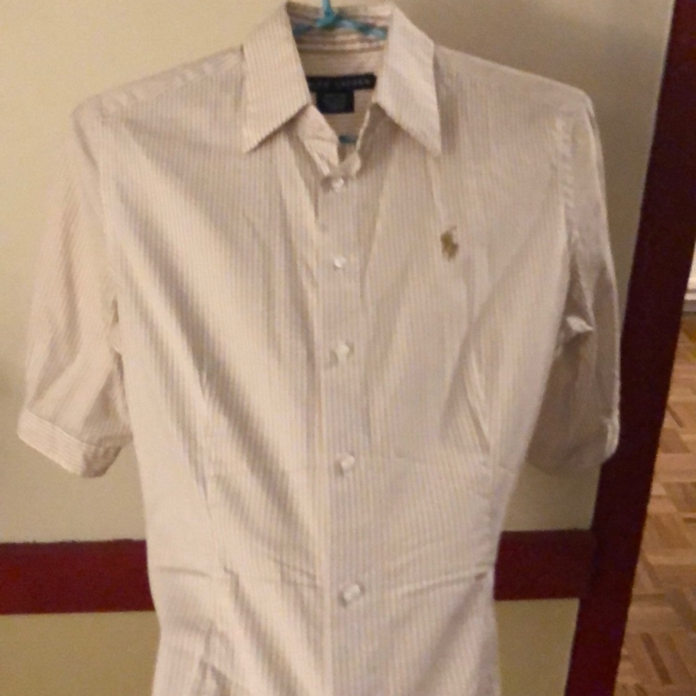 Short sleeve Ralph Lauren button down shirt